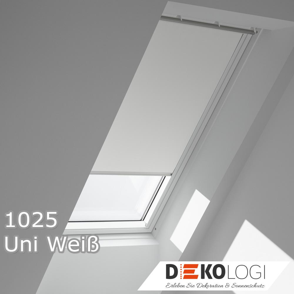 Sichtschutzrollo Rollo Dachfensterrollo für Velux VE/VK/VS weiß 