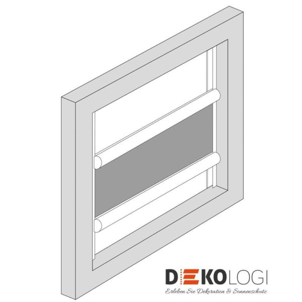Graues Piktogramm eines Nanorollos 1