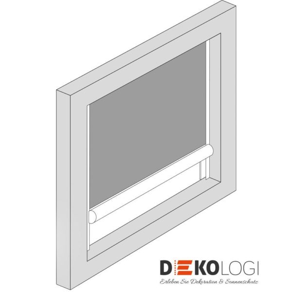 Graues Piktogramm eines Nanorollos