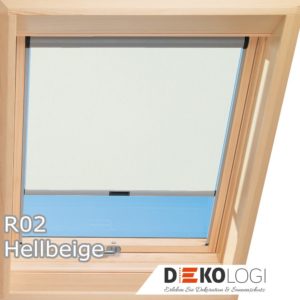 Roto Sichtschutzrollo mit Schienen R01 Weiß 1 Original Rollo