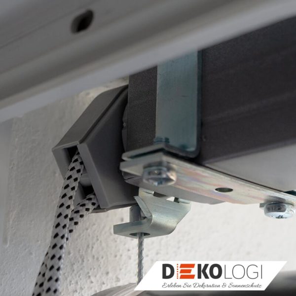 Robuster Schnurzug für die Außenanlage grau