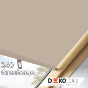 Sichtschutz Rollo 240 Graubeige