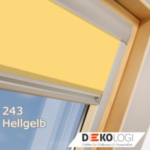 Holzfenster Rollo ARP 243 Hellgelb