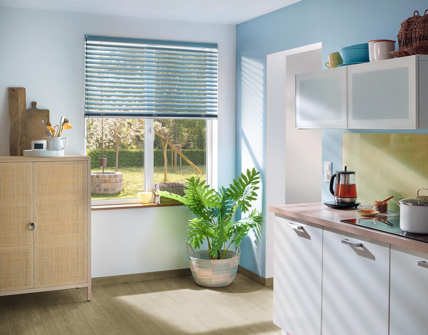 Maxi Line Lamellenjalousie in blau