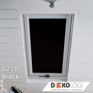 Verdunkelungsrollo für Dachfenster, Velux, Roto, Fakro, Rooflite, Dakstra Midnight Black
