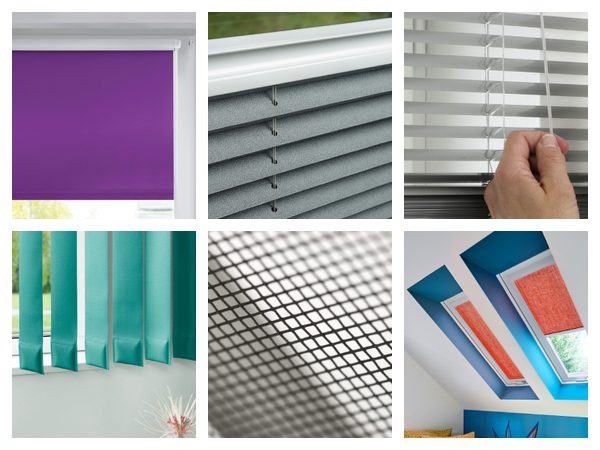 Rollo, Plissee, Jalousie, Lamellenvorhang, Insektenschutz und Dachfenster-Rollo