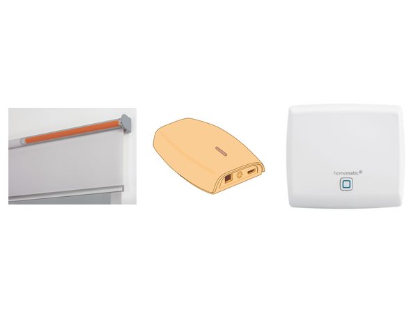 Akkumotor, EAM App Box und Homematic IP Access Point
