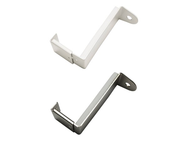 Adapter für Spannvitrage in Weiß und Titan