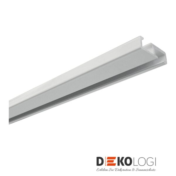 Aluminium-Vorhangschiene 7 mm – Weiß 1-Lauf