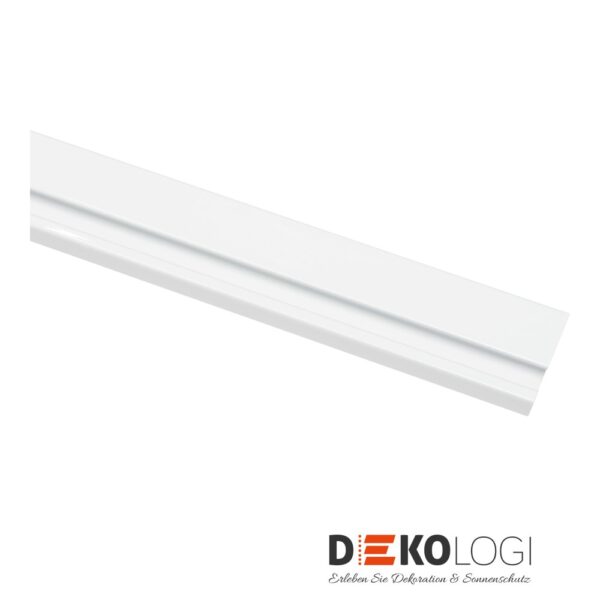Aluminium-Vorhangschiene 7 mm – Weiß 1-Lauf