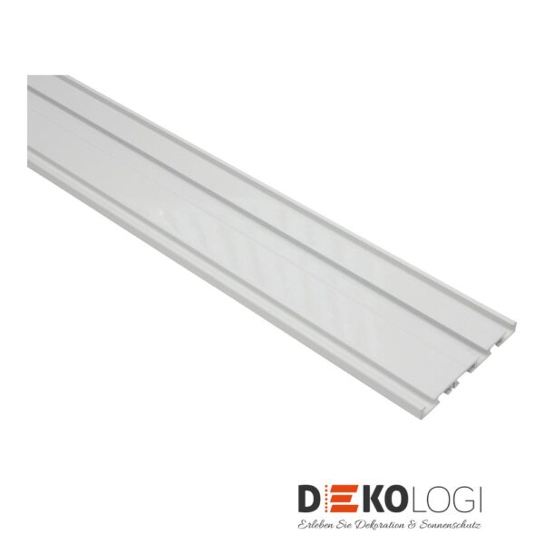 Aluminium-Vorhangschiene 7 mm – Weiß 3-Lauf
