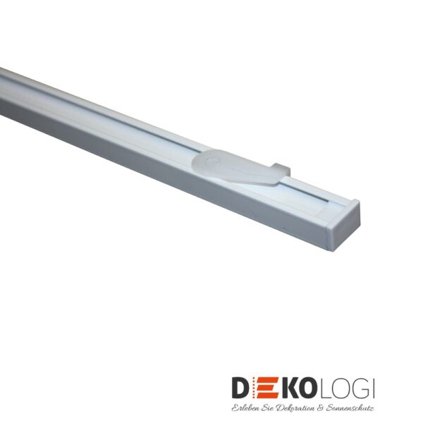 Aluminium-Vorhangschienen Set Lucy 1-Lauf – Weiß