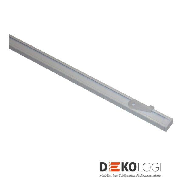 Aluminium-Vorhangschienen Set Lucy 1-Lauf – Weiß