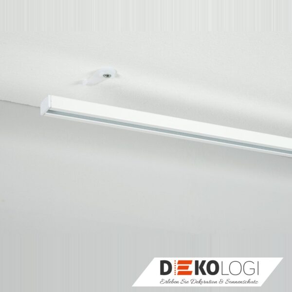 Aluminium-Vorhangschienen Set Lucy 1-Lauf – Weiß