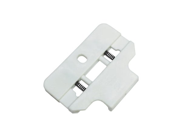 Deckenclip für Flächenvorhangschiene 3-Lauf in Weiß
