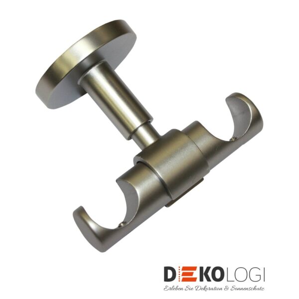 Deckenträger Europa 1-Lauf oder 2-Lauf für Ø 19 mm – Bronze
