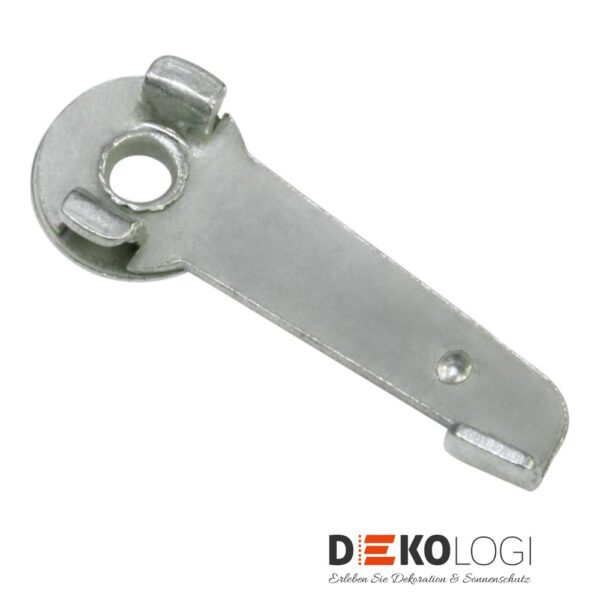 Deckenträger für Aluminium-Vorhangschiene 13 mm – Grau