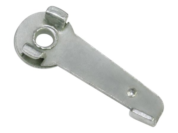 Deckenträger für Aluminium-Vorhangschiene 13 mm in Grau