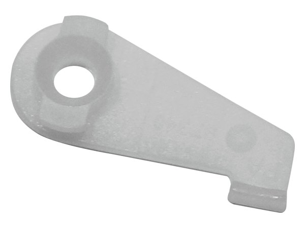 Deckenträger für Aluminium-Vorhangschiene Lucy 1-Lauf in Weiß