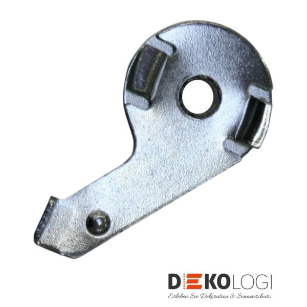 Deckenträger für Aluminium-Vorhangschiene Luna 1-Lauf – Silber