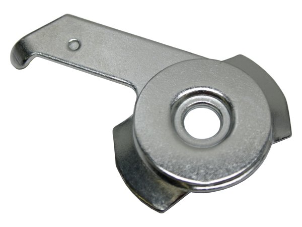 Deckenträger für Flächenvorhangschiene 3-Lauf in Silber