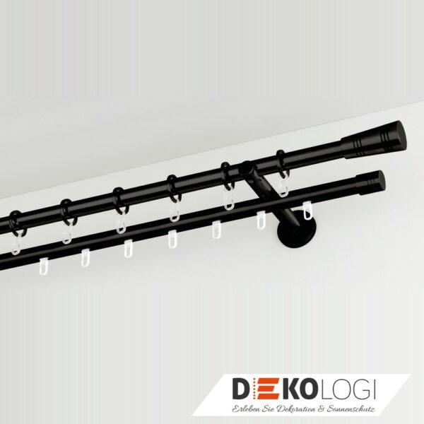 Doppel-Kombiträger Chicago für Ø 20 mm – Schwarz