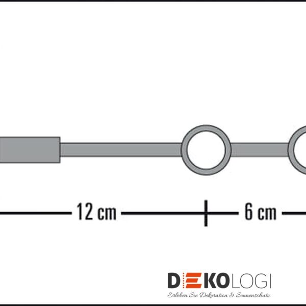 Doppelträger Chicago für Ø 20 mm – Edelstahl-Optik