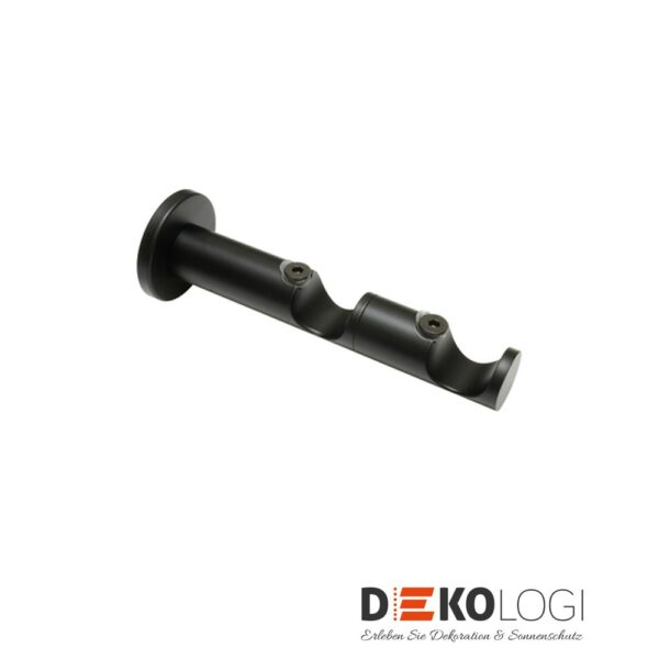 Doppelträger Denver offen für Ø 25 mm – Schwarz