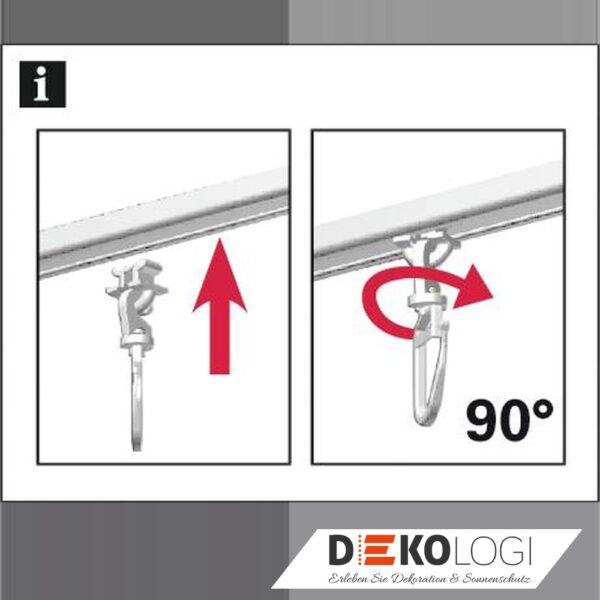 Drehgleiter – Weiß