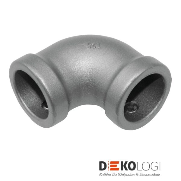 Eckstück Industrial Home für Ø 25 mm – Silber