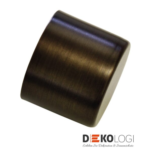 Endkappe Chicago für Ø 20 mm – Bronze