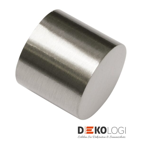 Endkappe Chicago für Ø 20 mm – Edelstahl-Optik