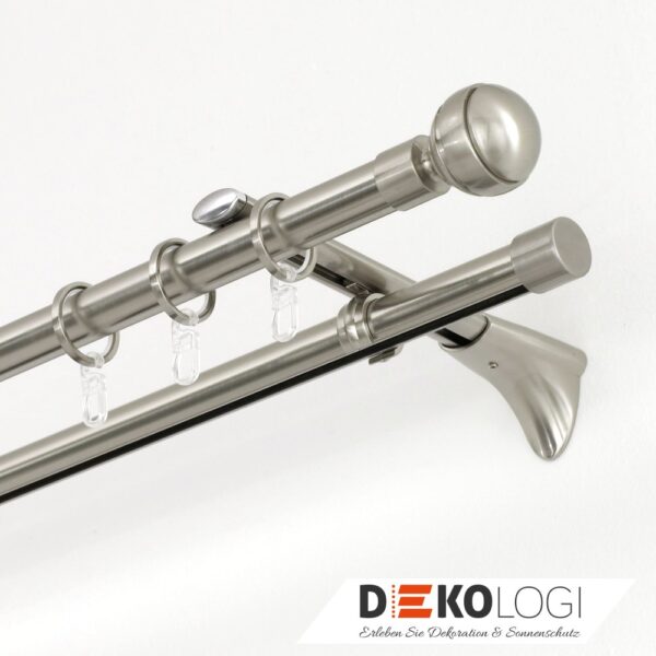 Endkappe Chicago für Ø 20 mm – Edelstahl-Optik