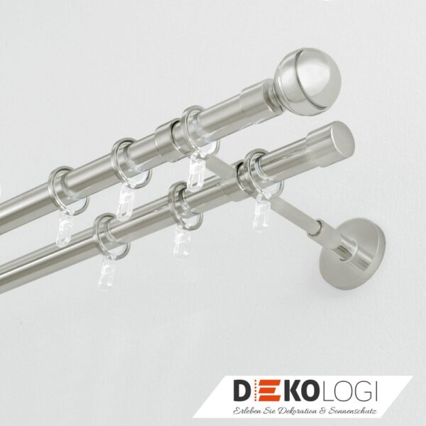 Endkappe Chicago für Ø 20 mm – Edelstahl-Optik