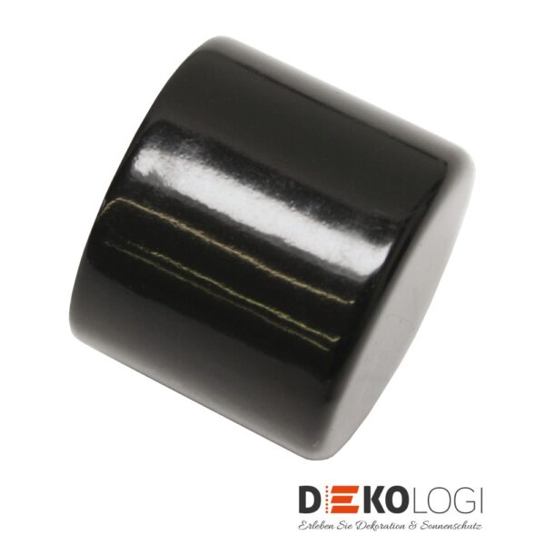 Endkappe Chicago für Ø 20 mm – Schwarz