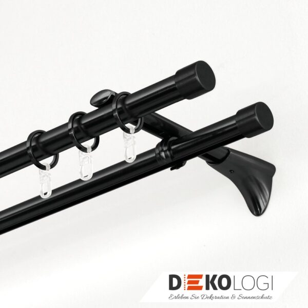 Endkappe Chicago für Ø 20 mm – Schwarz