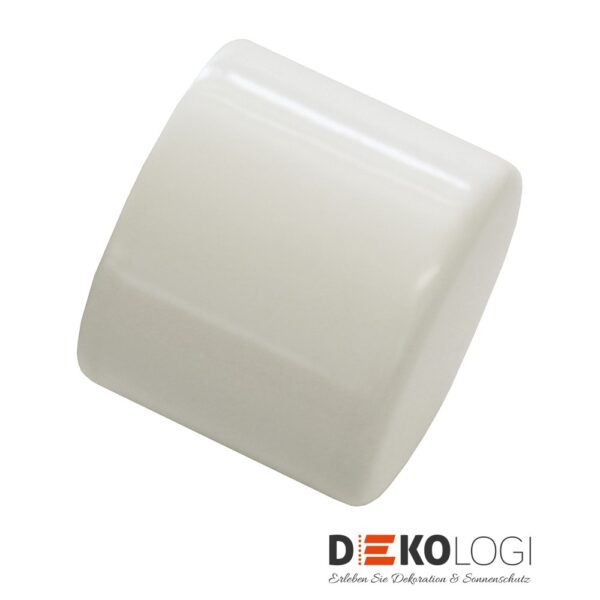 Endkappe Chicago für Ø 20 mm – Weiß