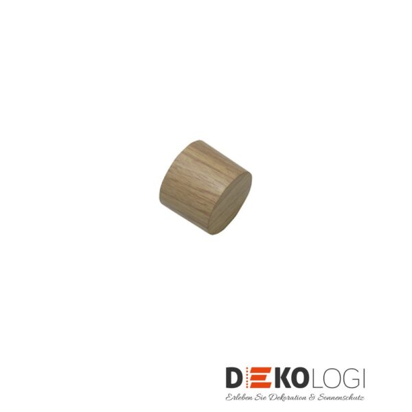 Endkappe Denver für Ø 25 mm – Holz-Optik/Braun