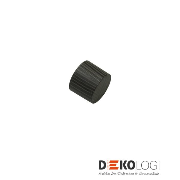 Endkappe Denver für Ø 25 mm – Holz-Optik/Grau