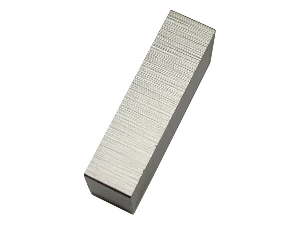 Endkappe für Luxor rechteckig in Silber