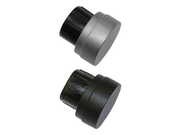 Endkappe Industrial Home für Ø 25 mm in Silber und Schwarz