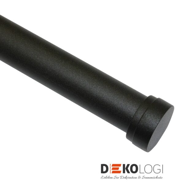 Endkappe Industrial Home für Ø 25 mm – Schwarz