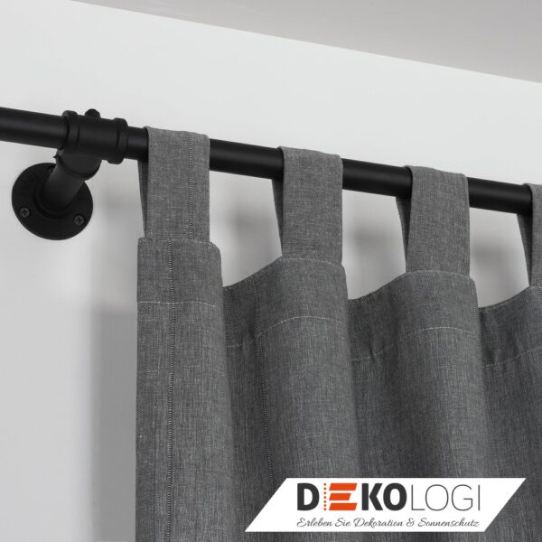 Endkappe Industrial Home für Ø 25 mm – Schwarz