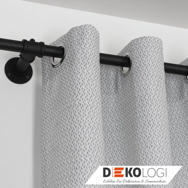 Endkappe Industrial Home für Ø 25 mm – Schwarz
