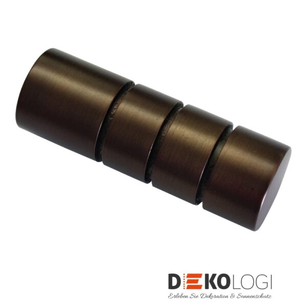 Endknopf Andra für Ø 19 mm – Bronze