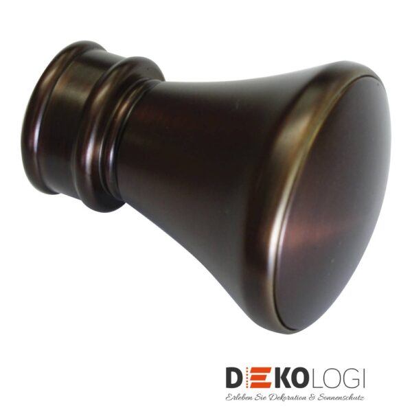 Endknopf Lago für Ø 19 mm – Bronze
