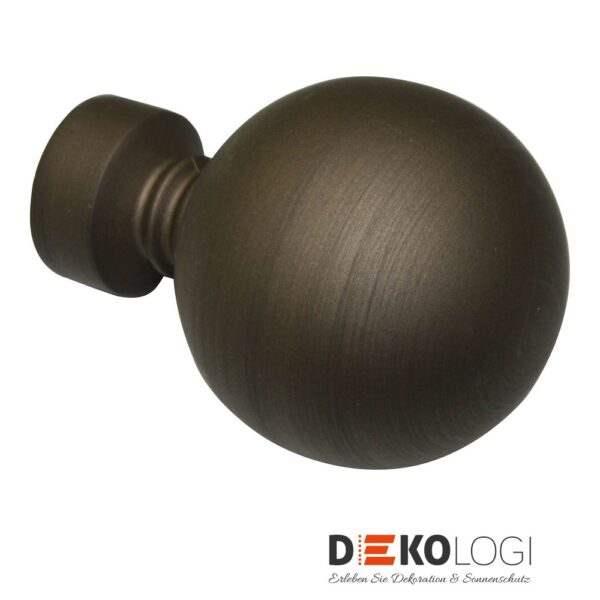 Endstück Ball für Ø 19 mm – Cappuccino