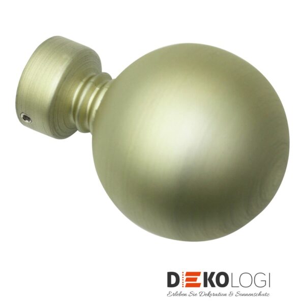 Endstück Ball für Ø 19 mm – Champagner