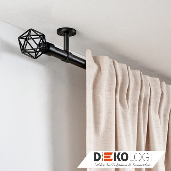 Endstück Denver Cage für Ø 25 mm – Schwarz