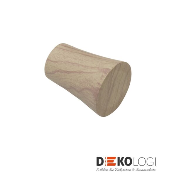Endstück Denver Cone für Ø 25 mm – Holz-Optik/Braun